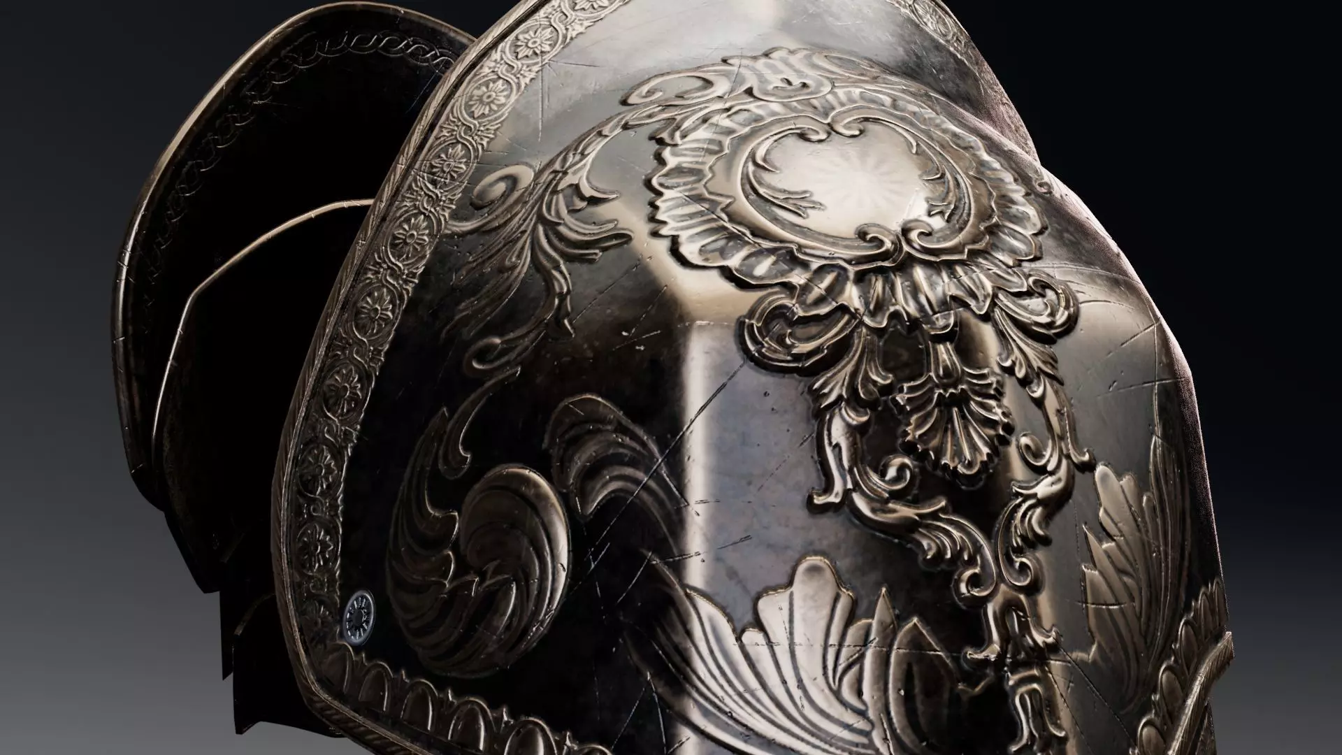 Shoulder Armor - Rigged UE5 Low-poly 3D model_11