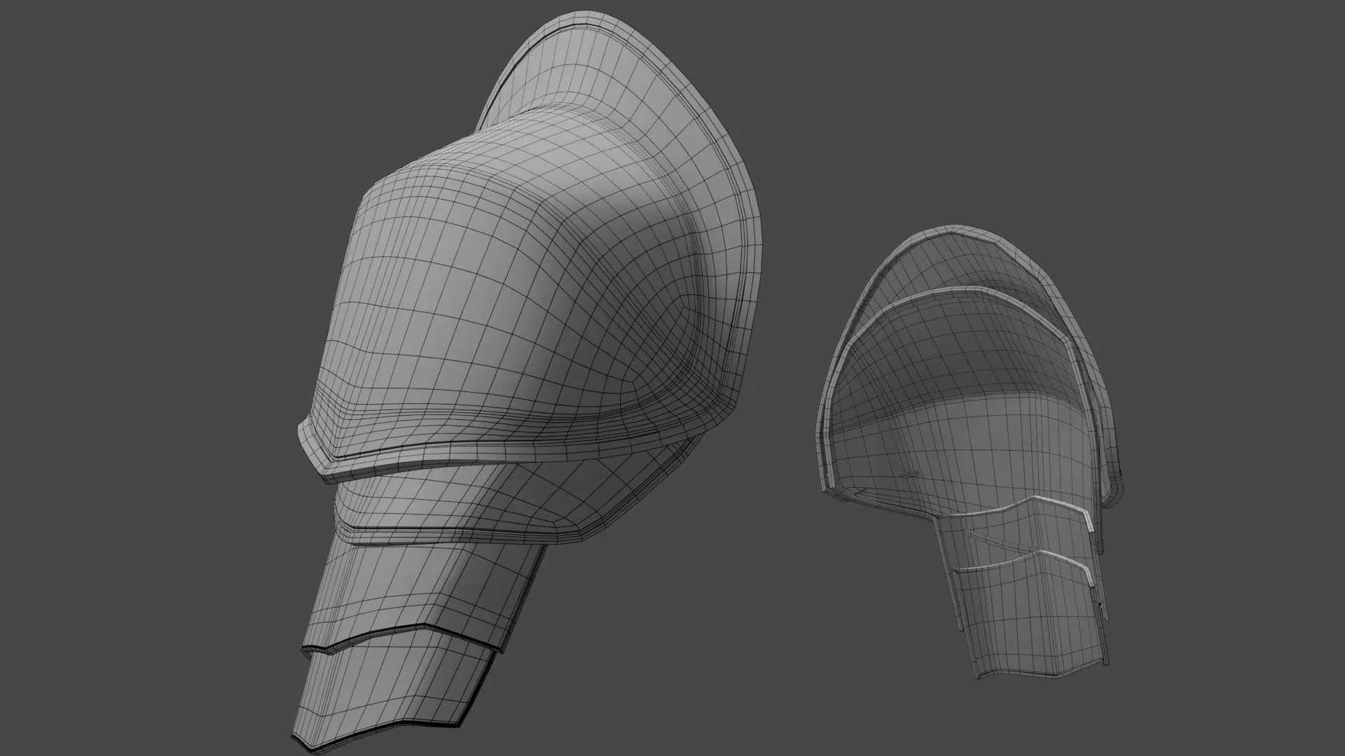 Shoulder Armor - Rigged UE5 Low-poly 3D model_16