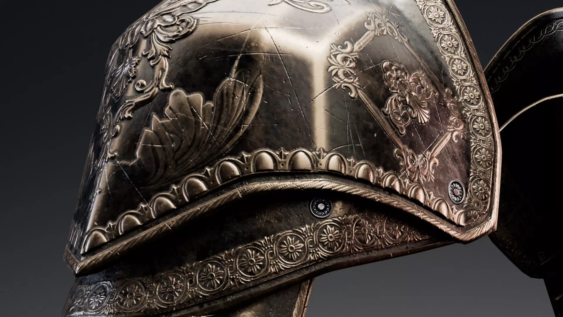 Shoulder Armor - Rigged UE5 Low-poly 3D model_12