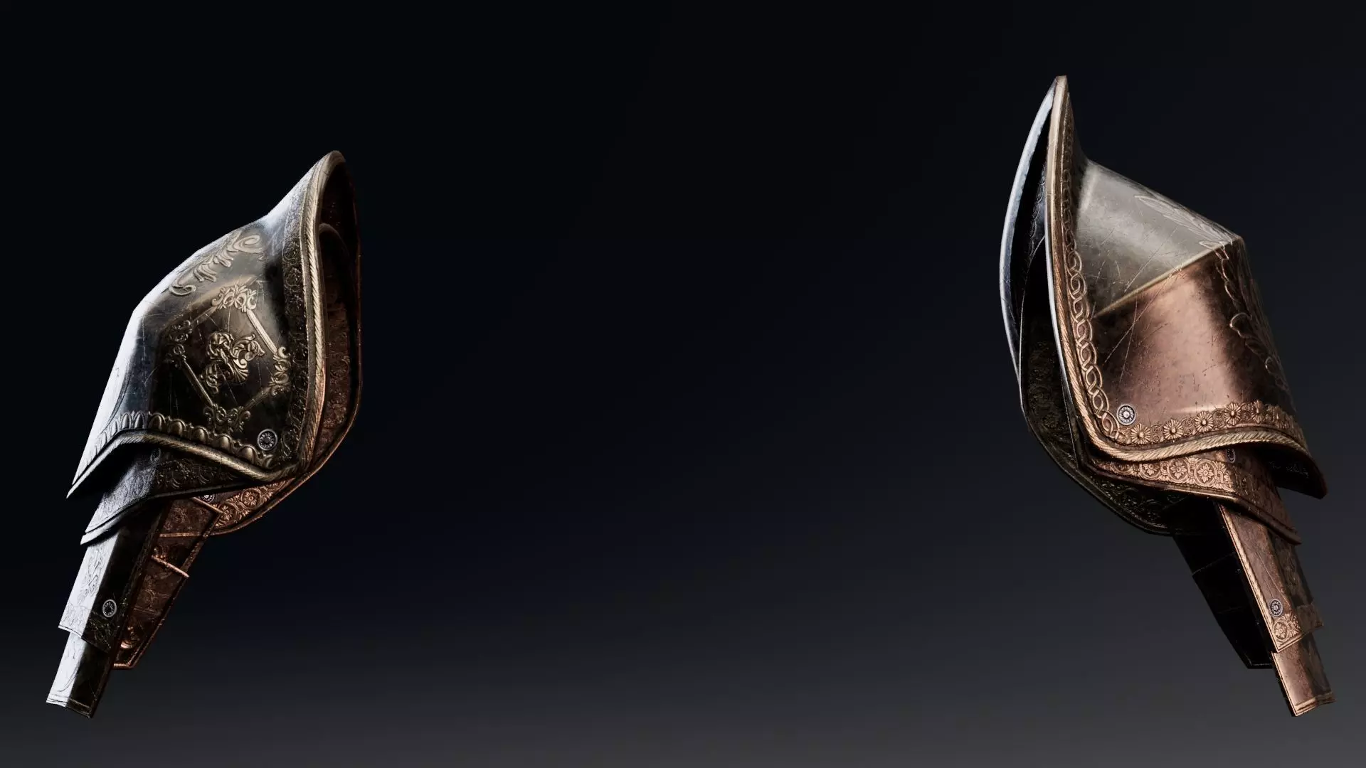 Shoulder Armor - Rigged UE5 Low-poly 3D model_6