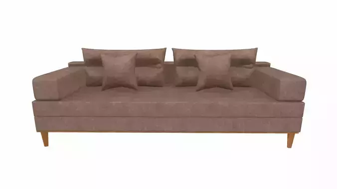 Sofa 2 Seater PBR Textured
