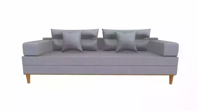 Sofa 2 Seater PBR Textured