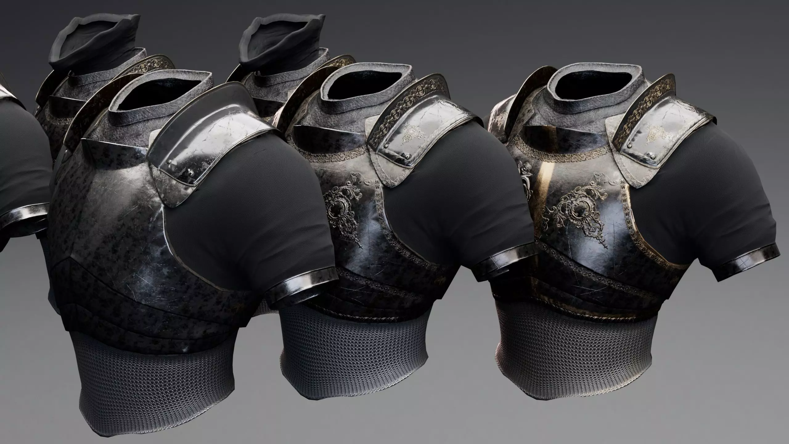 Torso Armor -  Rigged UE5 Low-poly 3D model_1