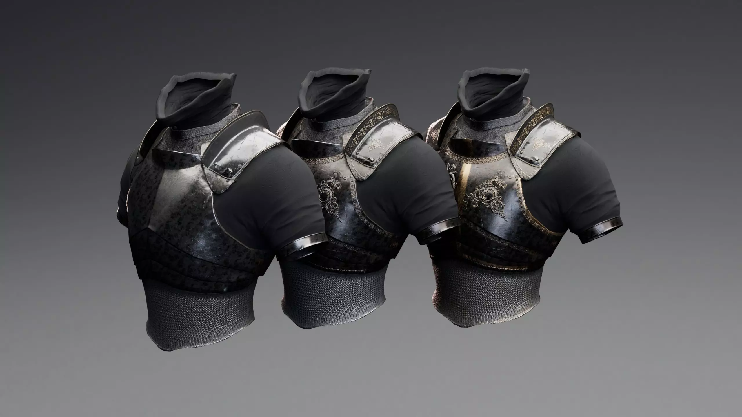 Torso Armor -  Rigged UE5 Low-poly 3D model_4