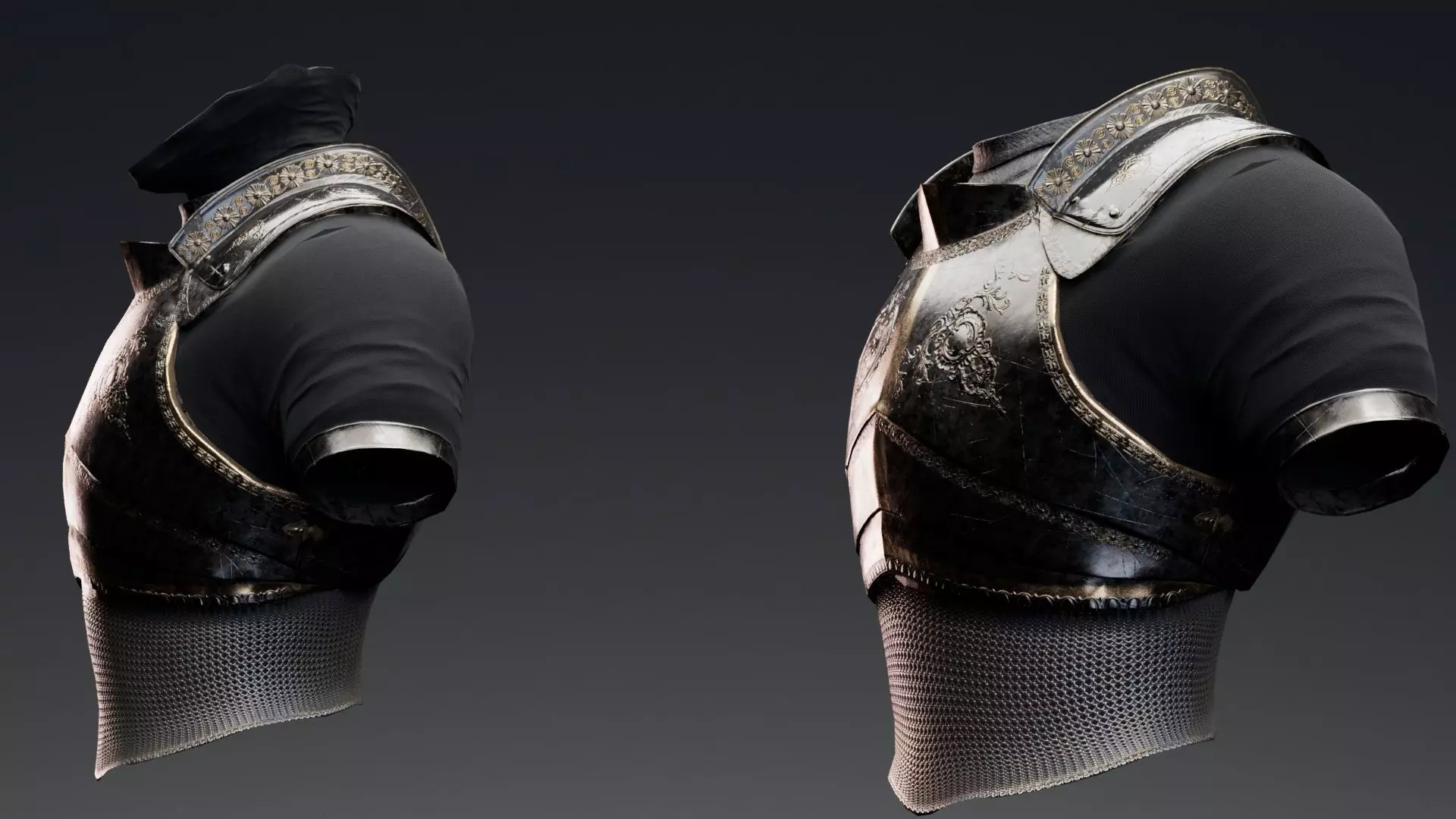 Torso Armor -  Rigged UE5 Low-poly 3D model_5