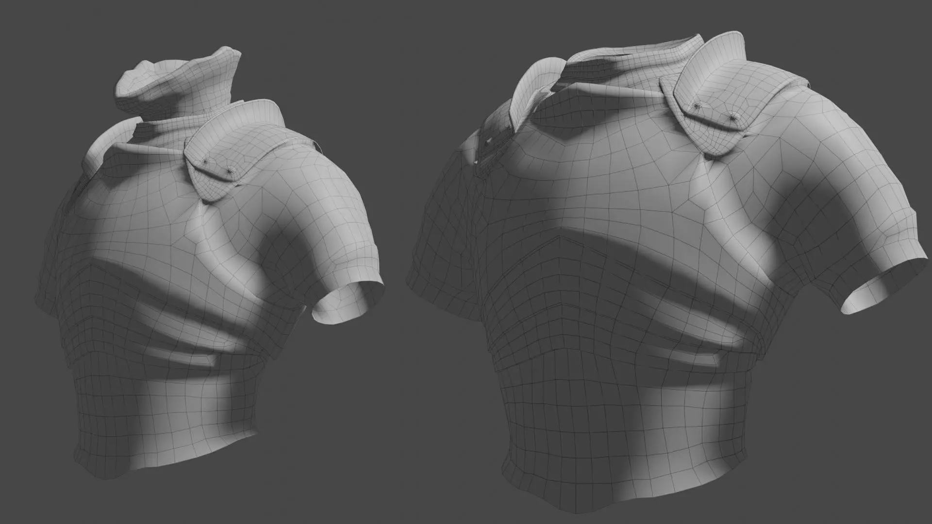 Torso Armor -  Rigged UE5 Low-poly 3D model_14
