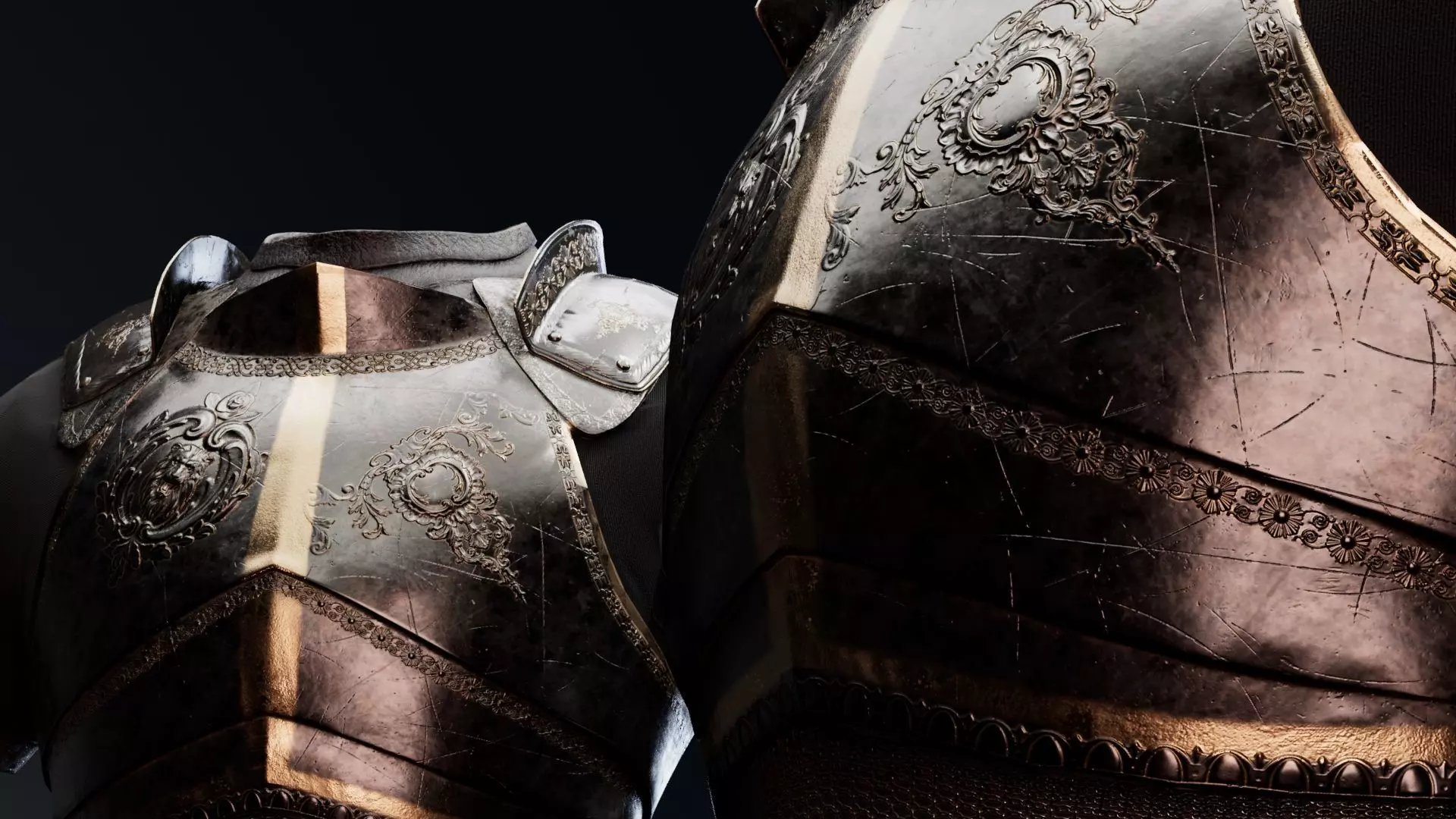 Torso Armor -  Rigged UE5 Low-poly 3D model_9