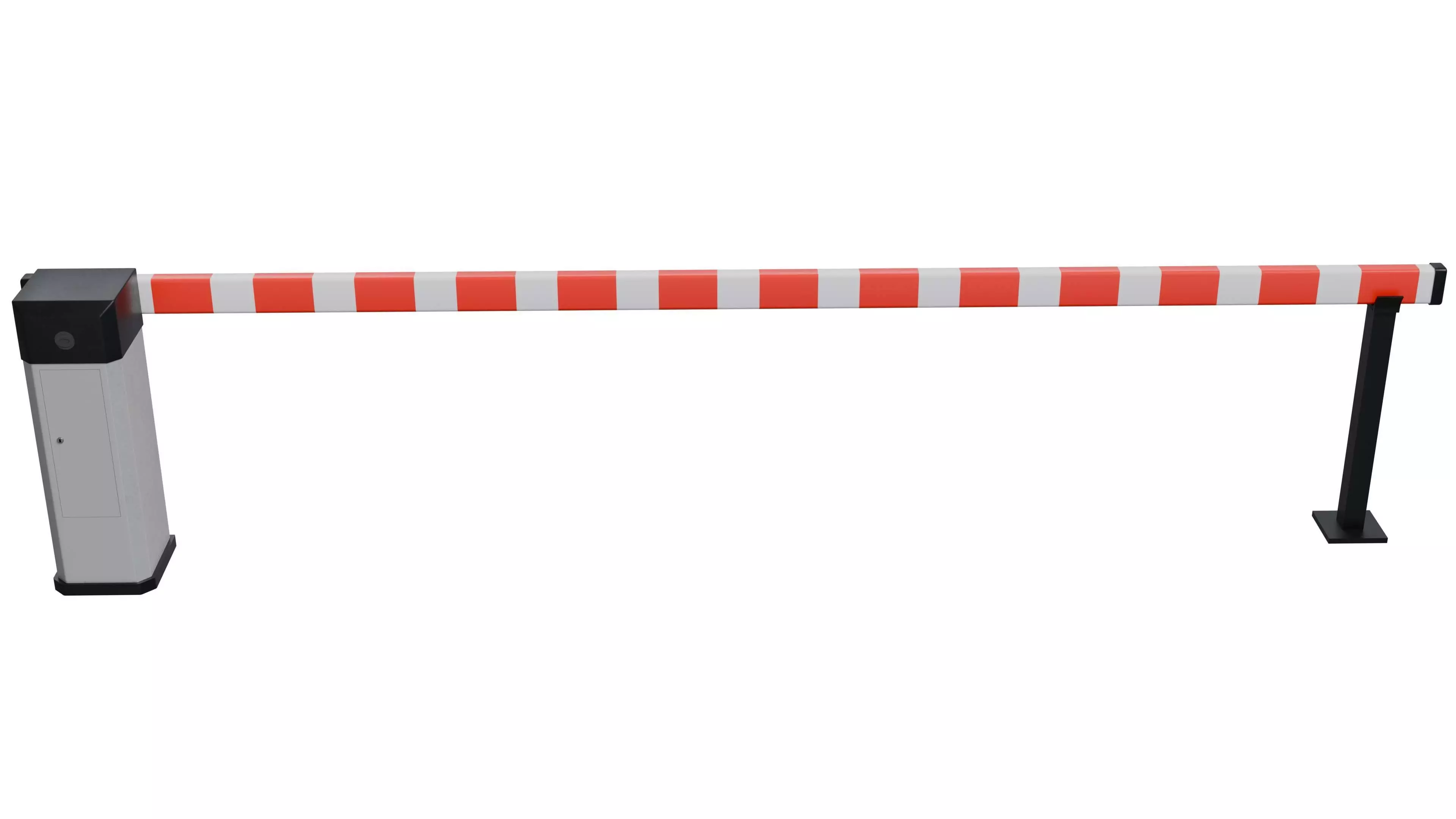 Barrier Gate Low-poly 3D model_2