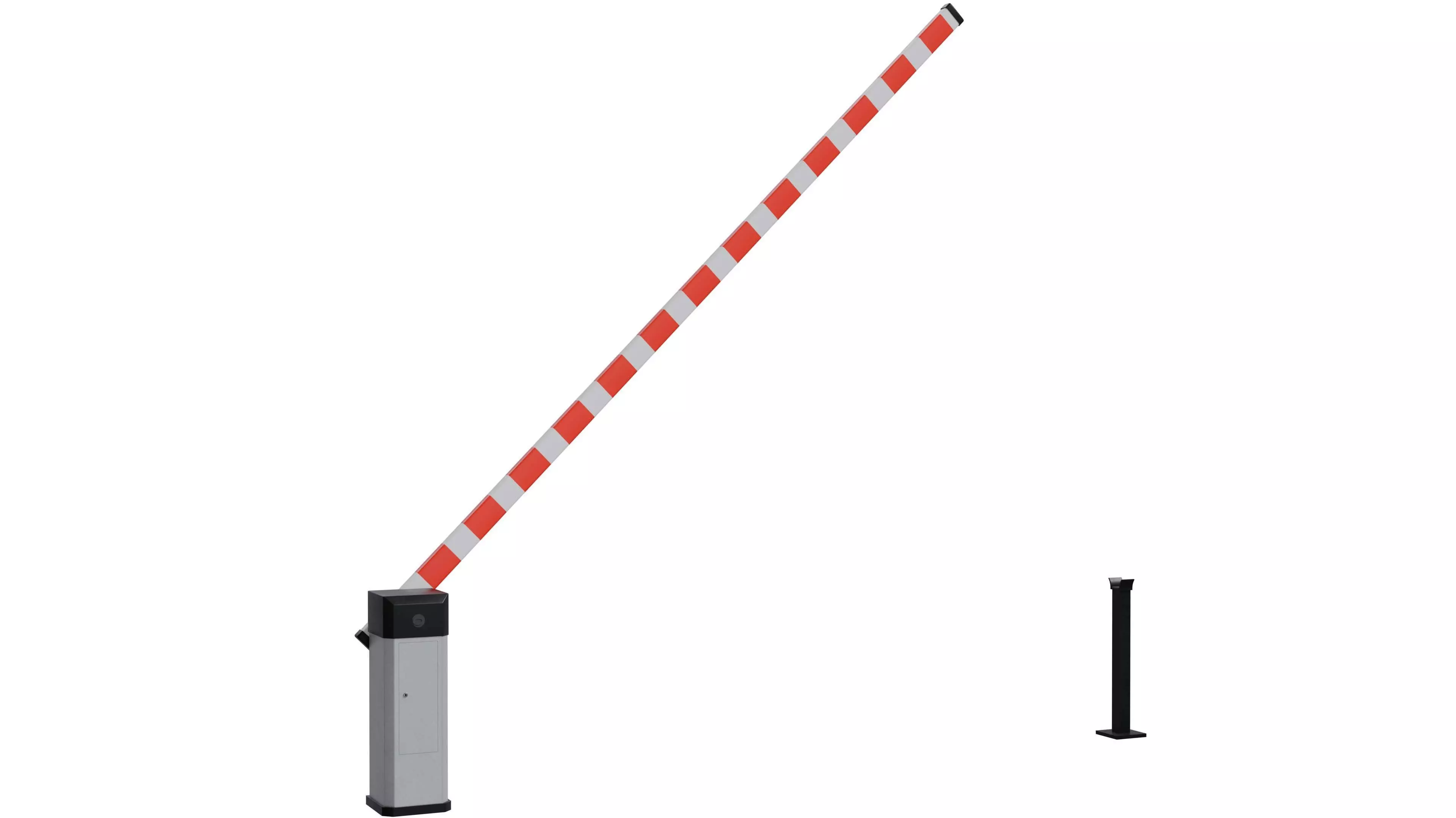 Barrier Gate Low-poly 3D model_5