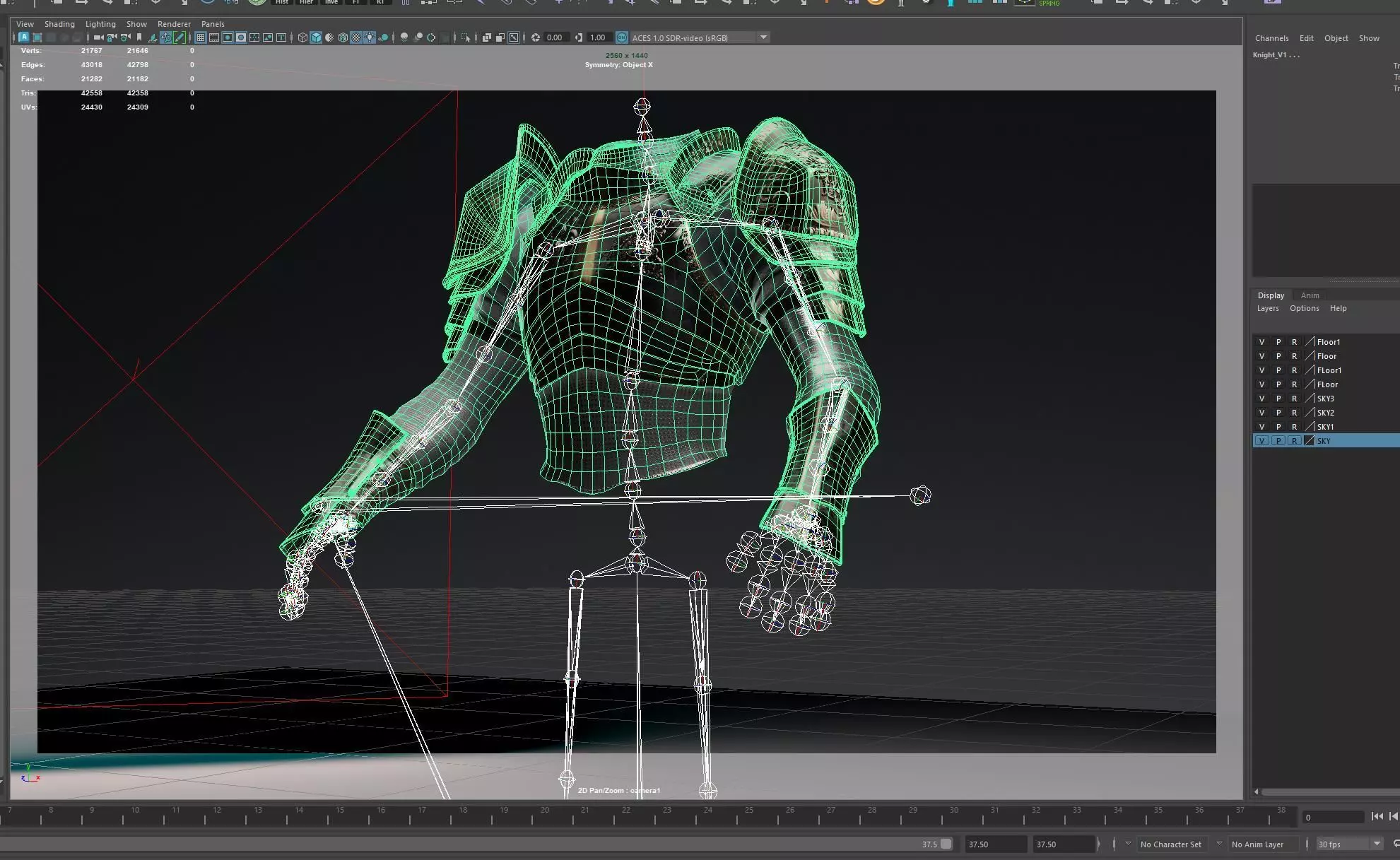Upper Armor Full Set - Rigged UE5 Low-poly 3D model_3
