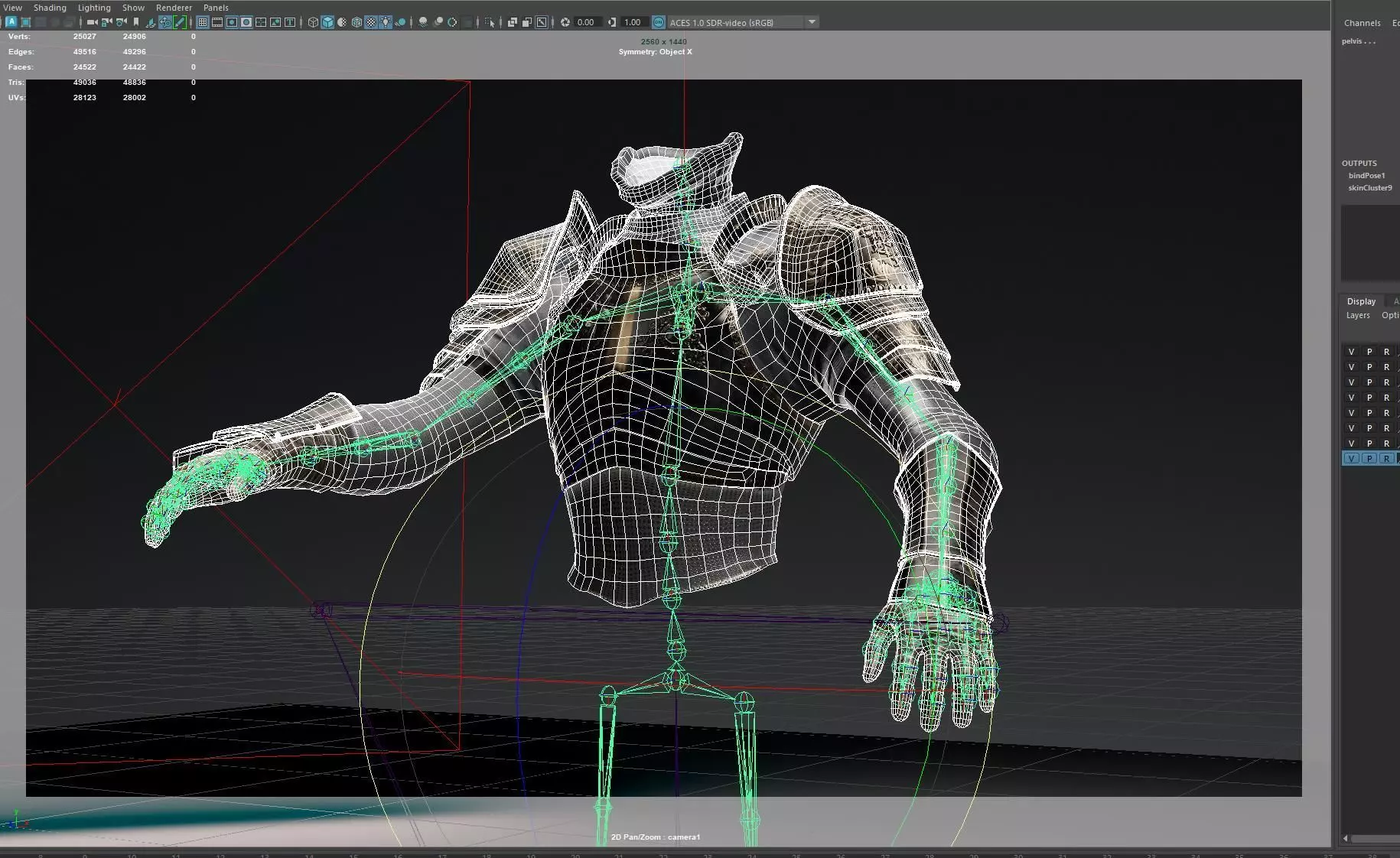 Upper Armor Full Set - Rigged UE5 Low-poly 3D model_2