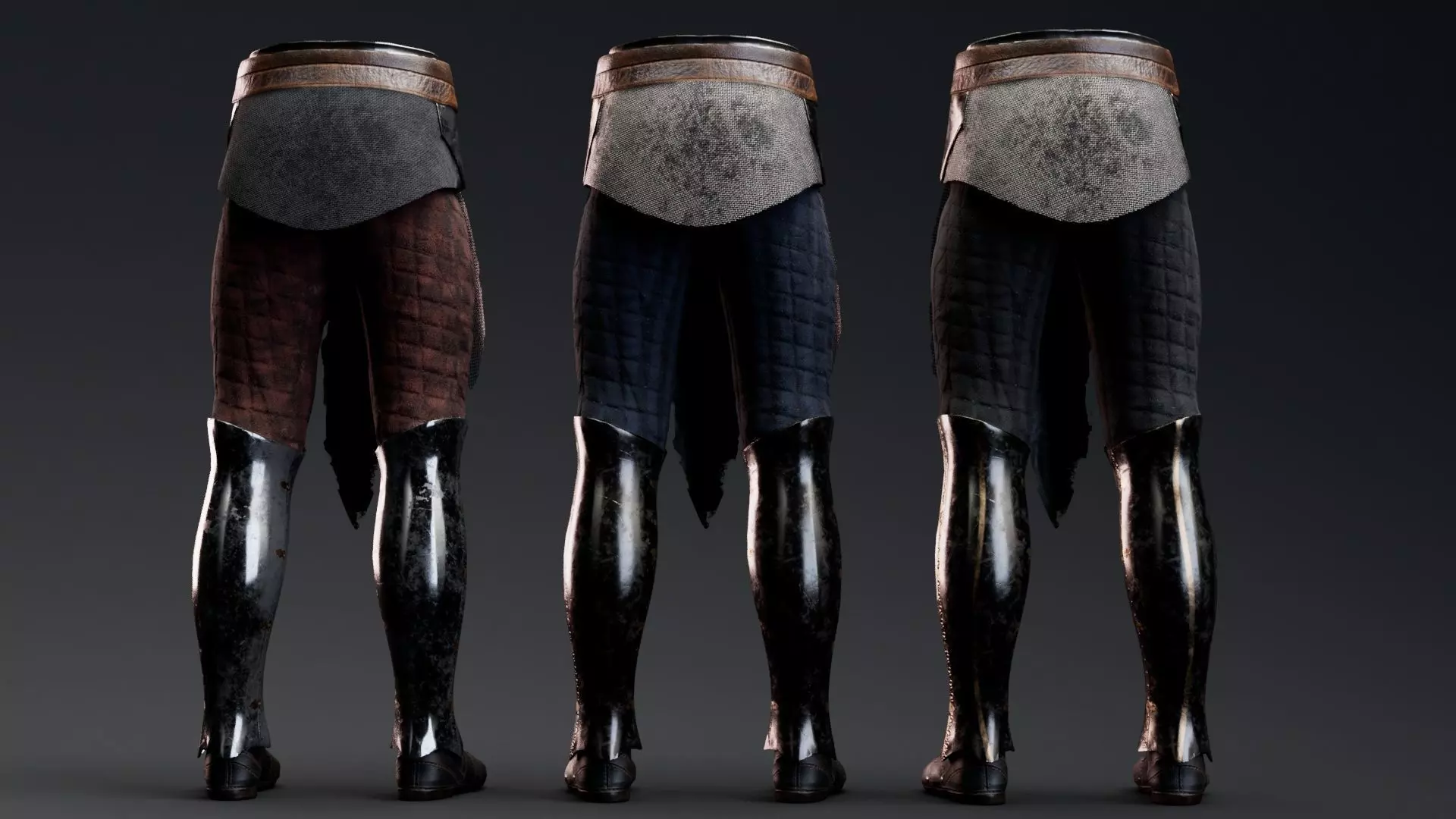 Hip Leg Rigged UE5 Low-poly 3D model_4