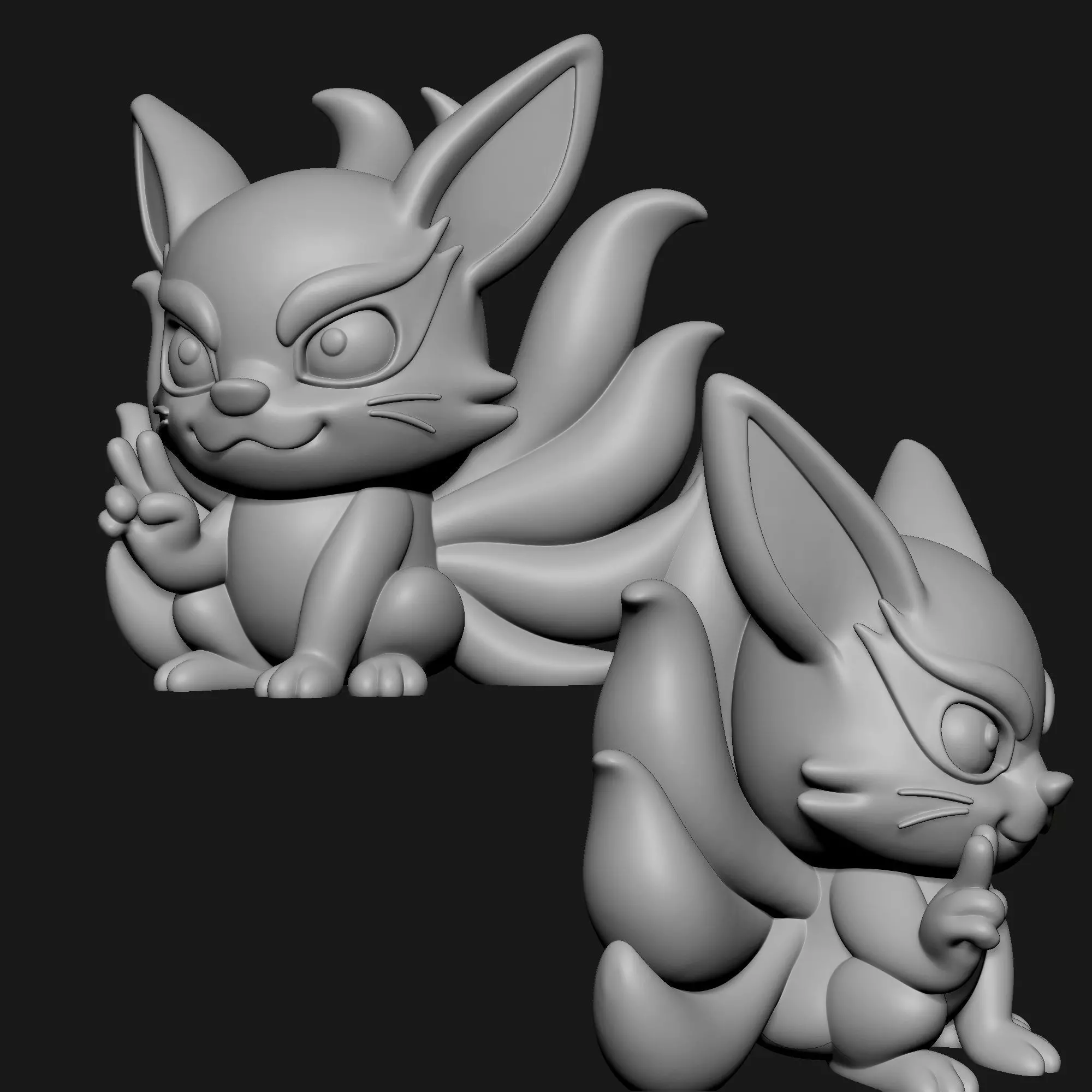 Kyuubi - Naruto 3D print model_1