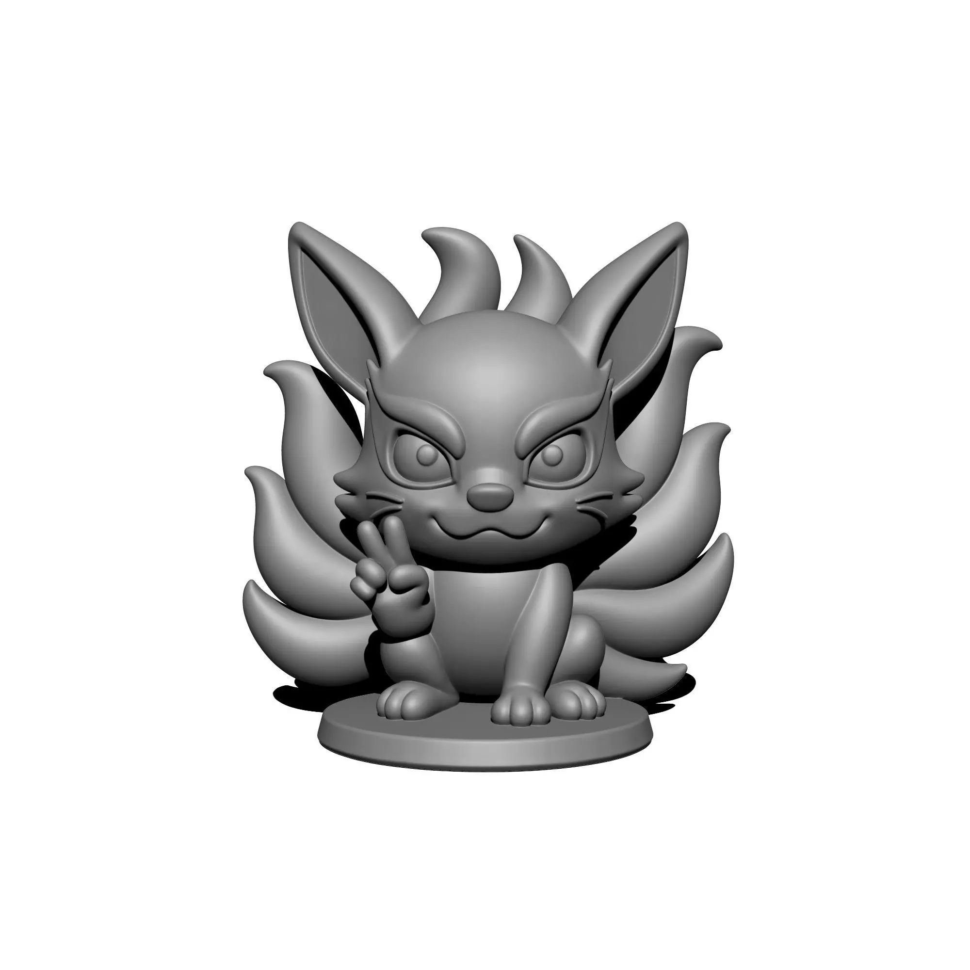 Kyuubi - Naruto 3D print model_7