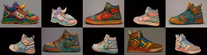 Armored Shoes bundle 8 pack 100 glb