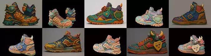 Armored Shoes bundle 2 pack 100 glb