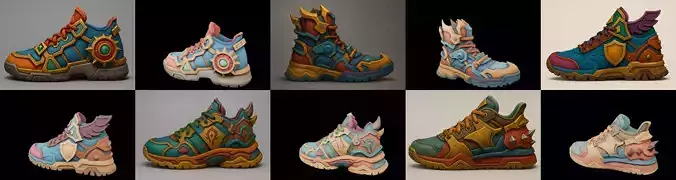 Armored Shoes bundle 19 pack 96 glb