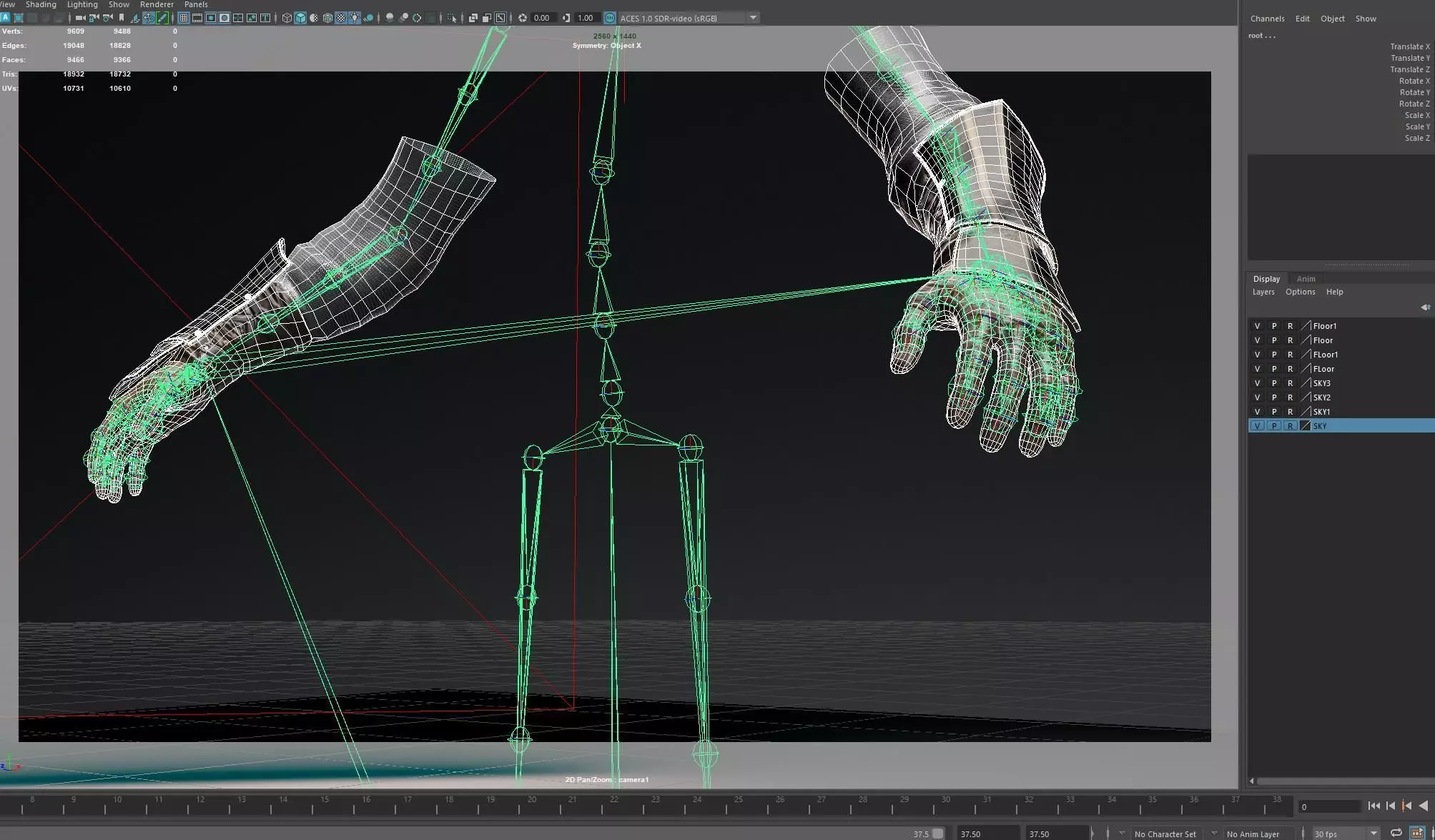 Arm Ankle Armor Set 1 - Rigged UE5 Low-poly 3D model_2