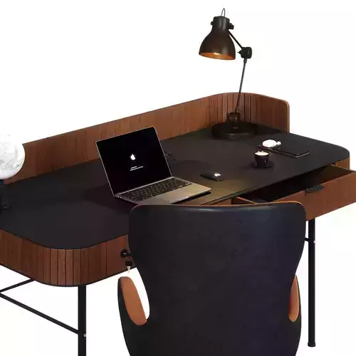 Vintage Wooden Office Desk