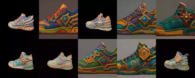 Armored Shoes bundle 14 pack 100 glb