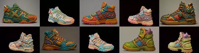 Armored Shoes bundle 13 pack 100 glb