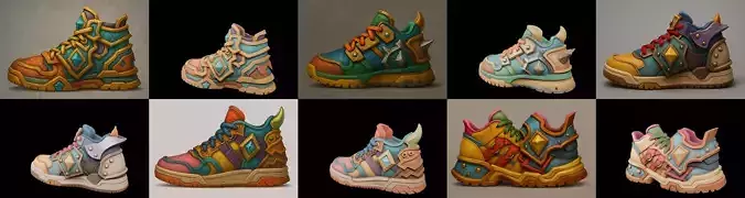 Armored Shoes bundle 11 pack 100 glb