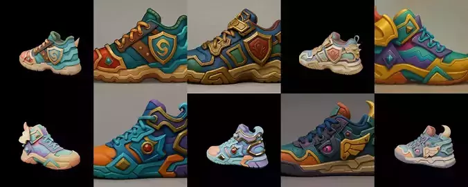 Armored Shoes bundle 10 pack 100 glb