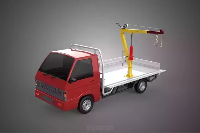 DROP SIDE CRANE HOIST HAND WINCH LOAD BED GATE DOOR PICKUP TRUCK