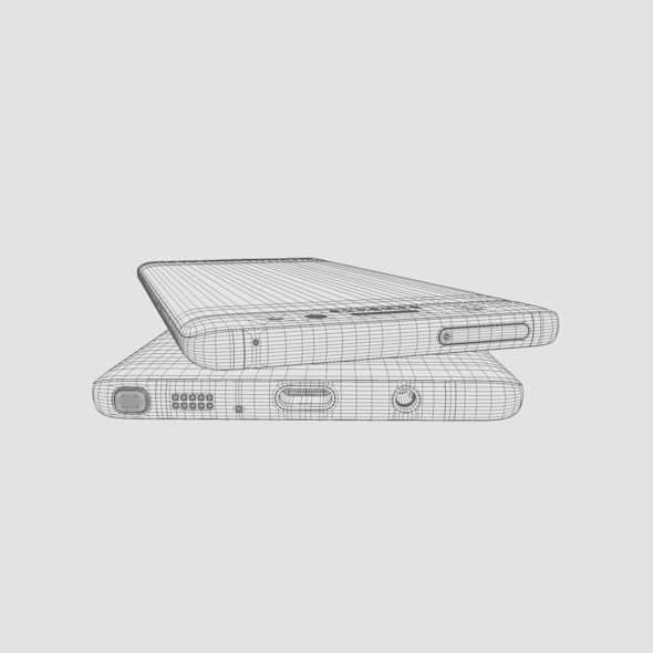 Samsung Galaxy Note7 Low-poly 3D model_4