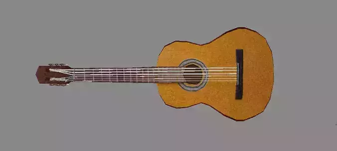 Guitarra low poly