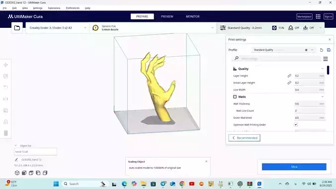 Hand wall mount candle holder dark art design fantasy