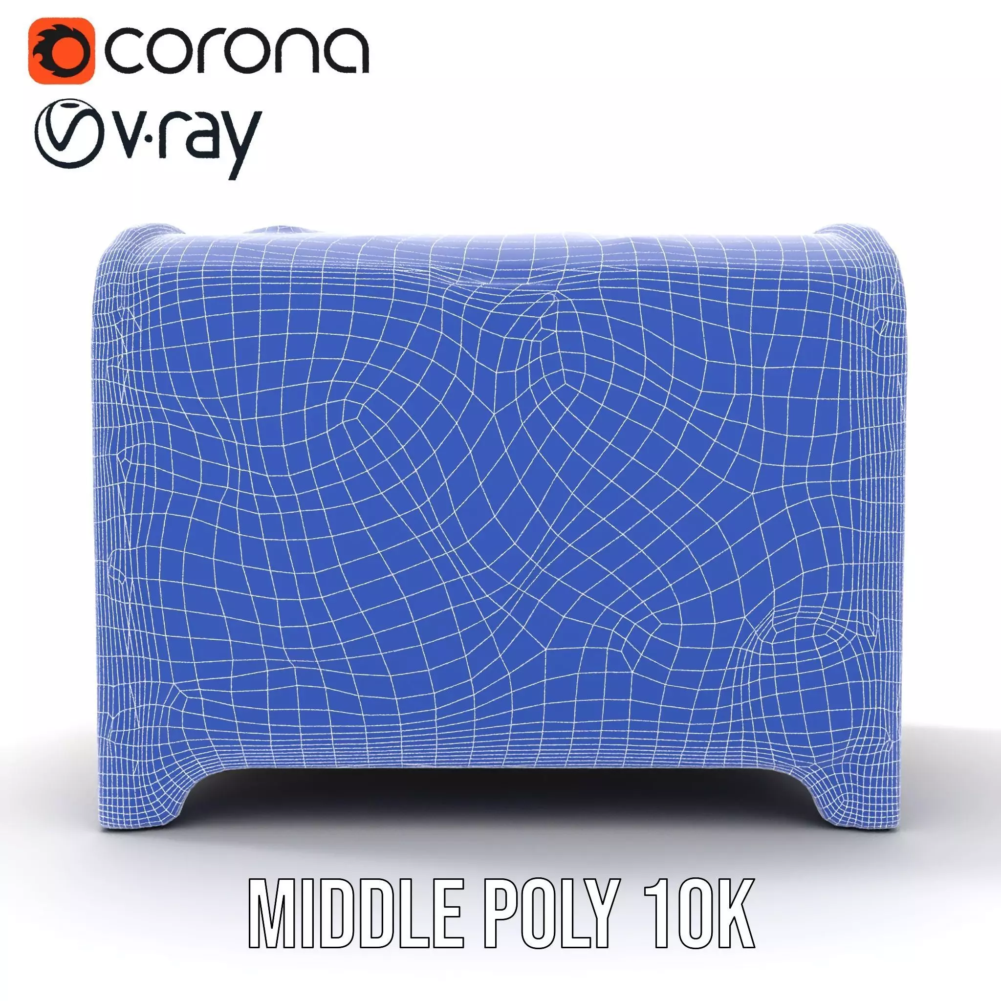 Colorful Toy Chest Model Pack with Decorative Pattern Low-poly 3D model_22