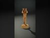 Golden Athlete Trophy Model Pack Low-poly 3D model_2