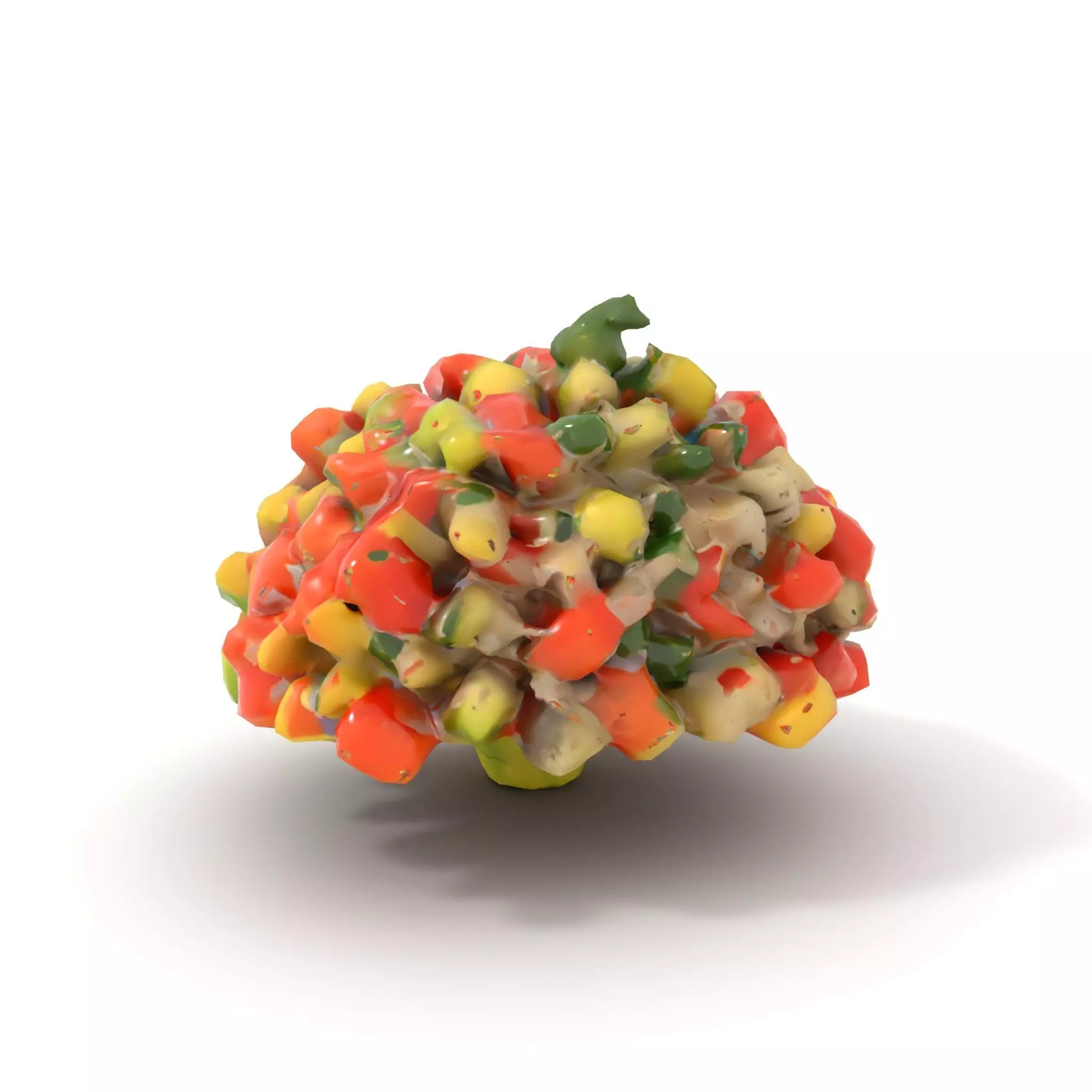 Chopped Vegetable Salad model pack Low-poly 3D model_6