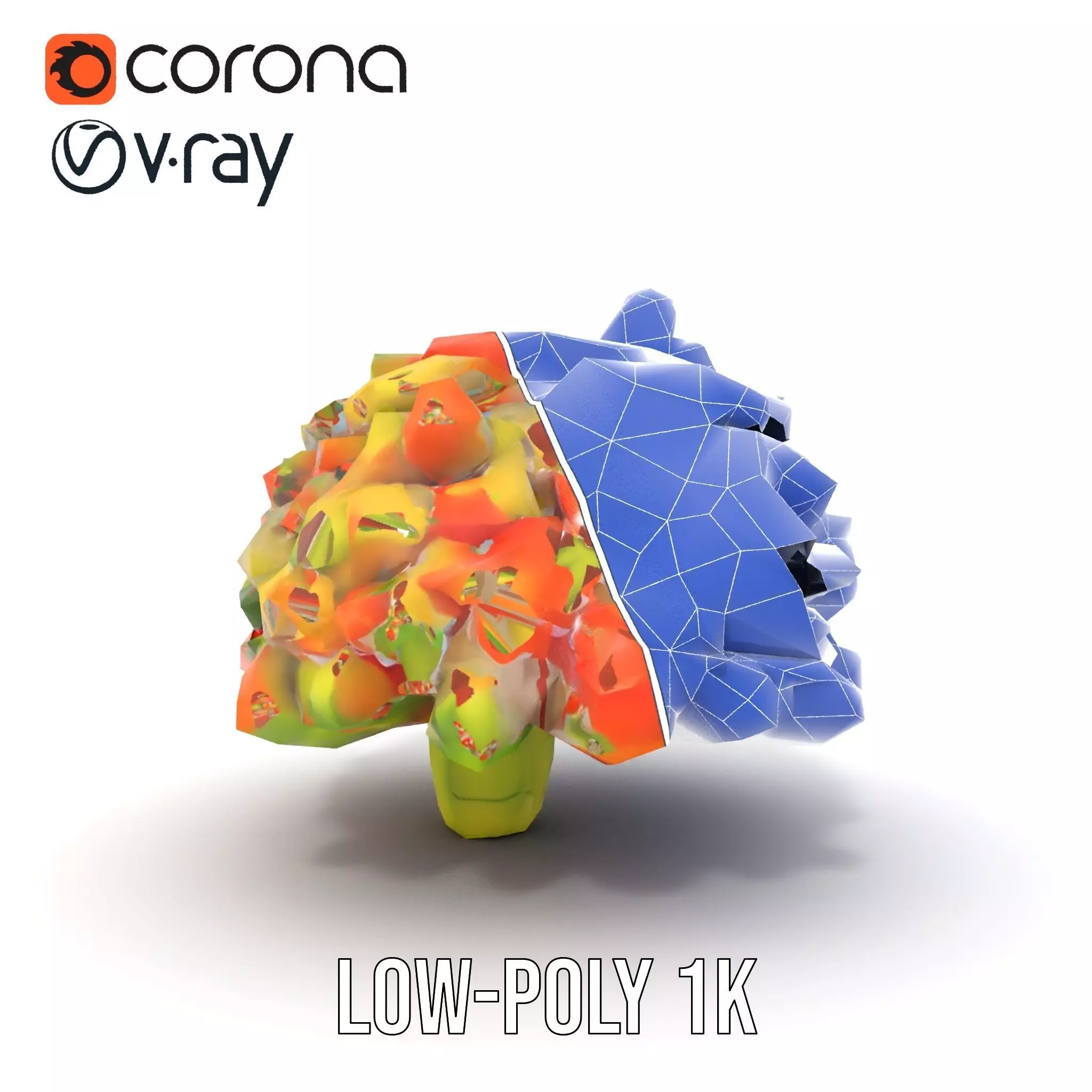 Chopped Vegetable Salad model pack Low-poly 3D model_30