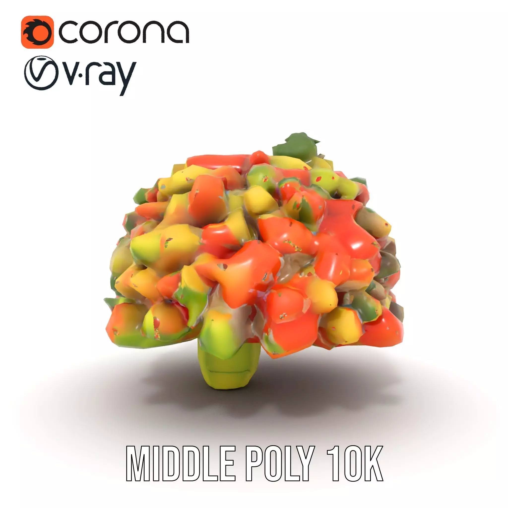 Chopped Vegetable Salad model pack Low-poly 3D model_13