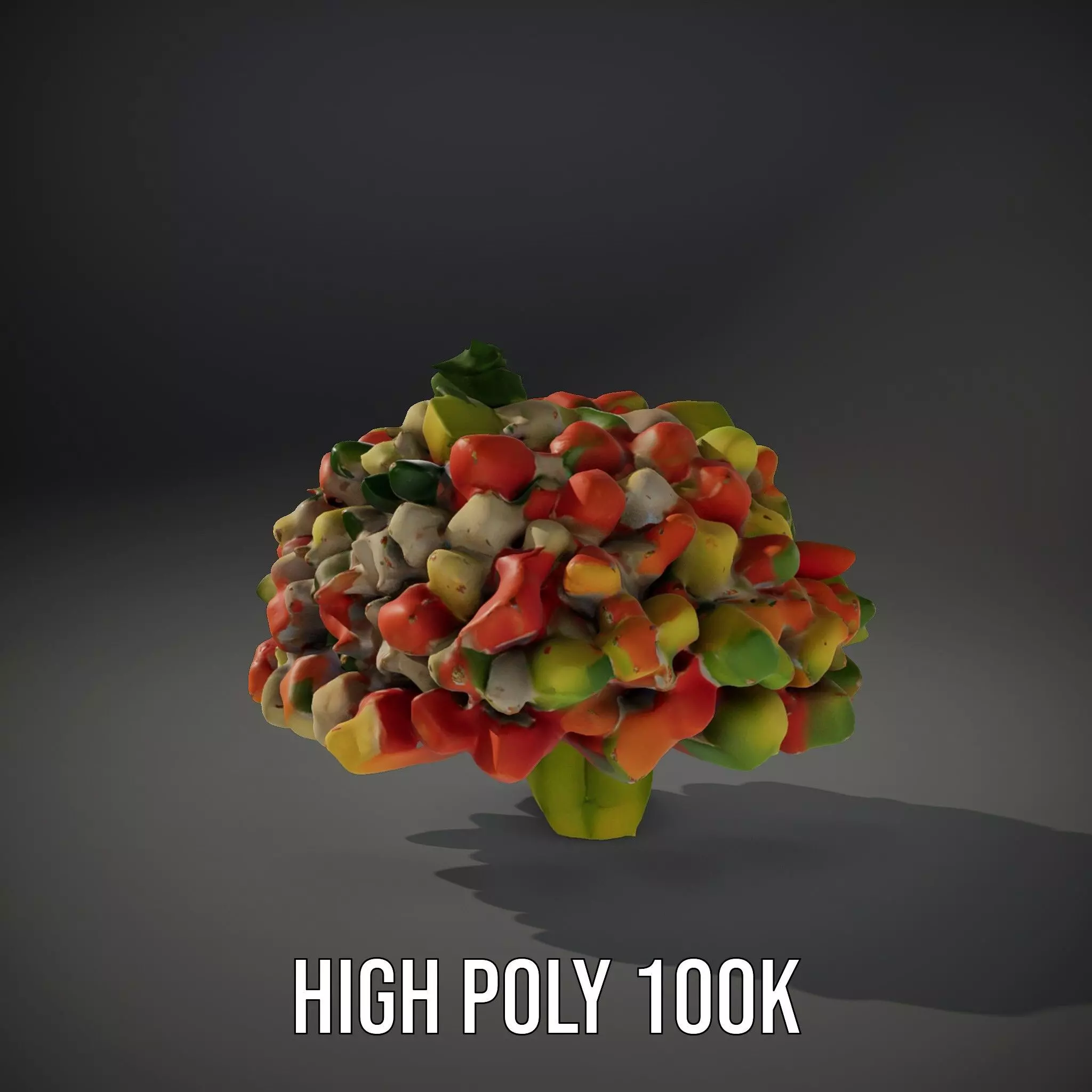 Chopped Vegetable Salad model pack Low-poly 3D model_10