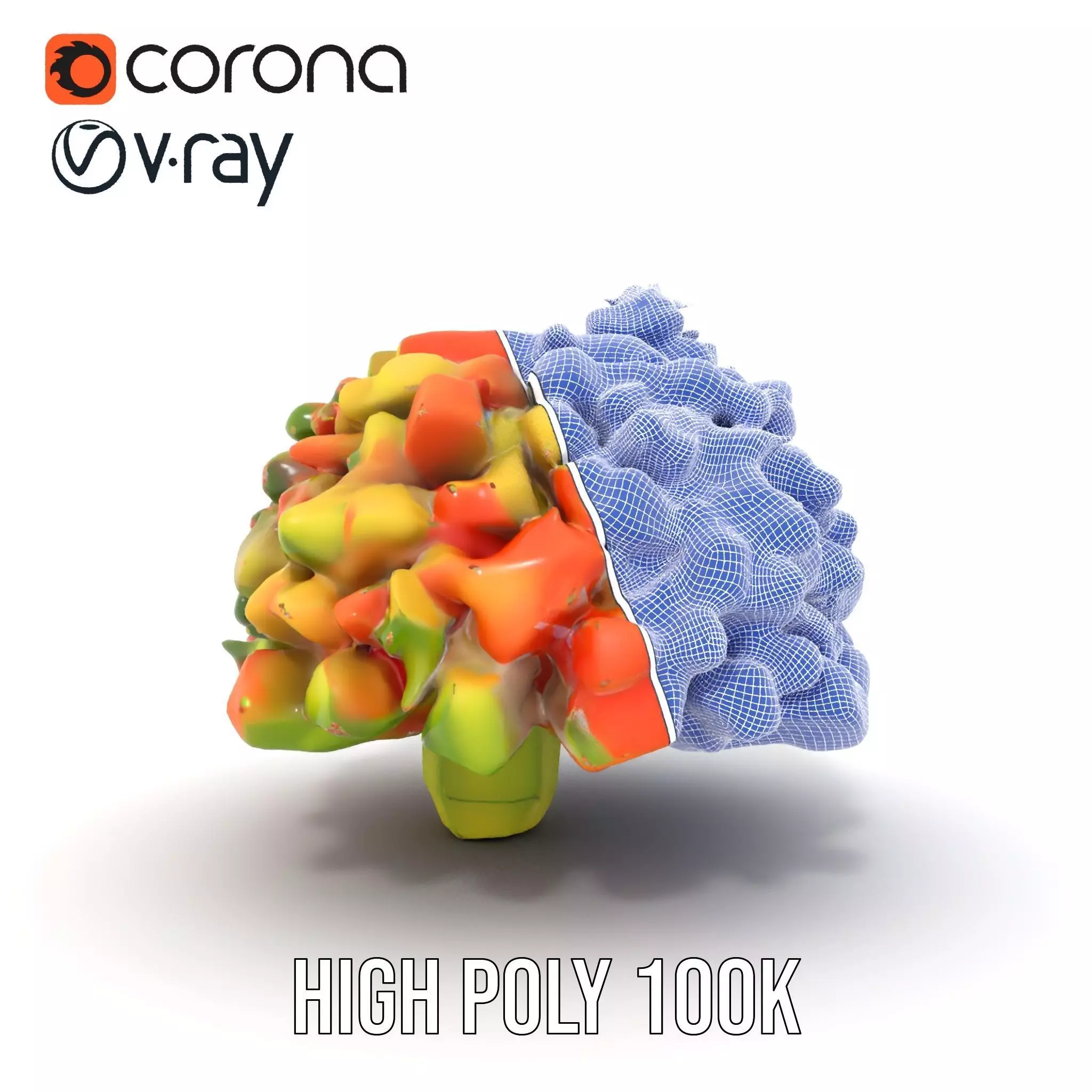 Chopped Vegetable Salad model pack Low-poly 3D model_33