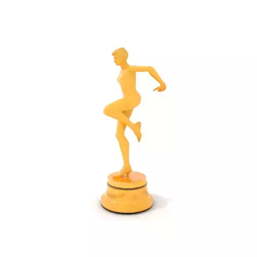 Golden Dancing Statue Model Pack Low-poly 3D model