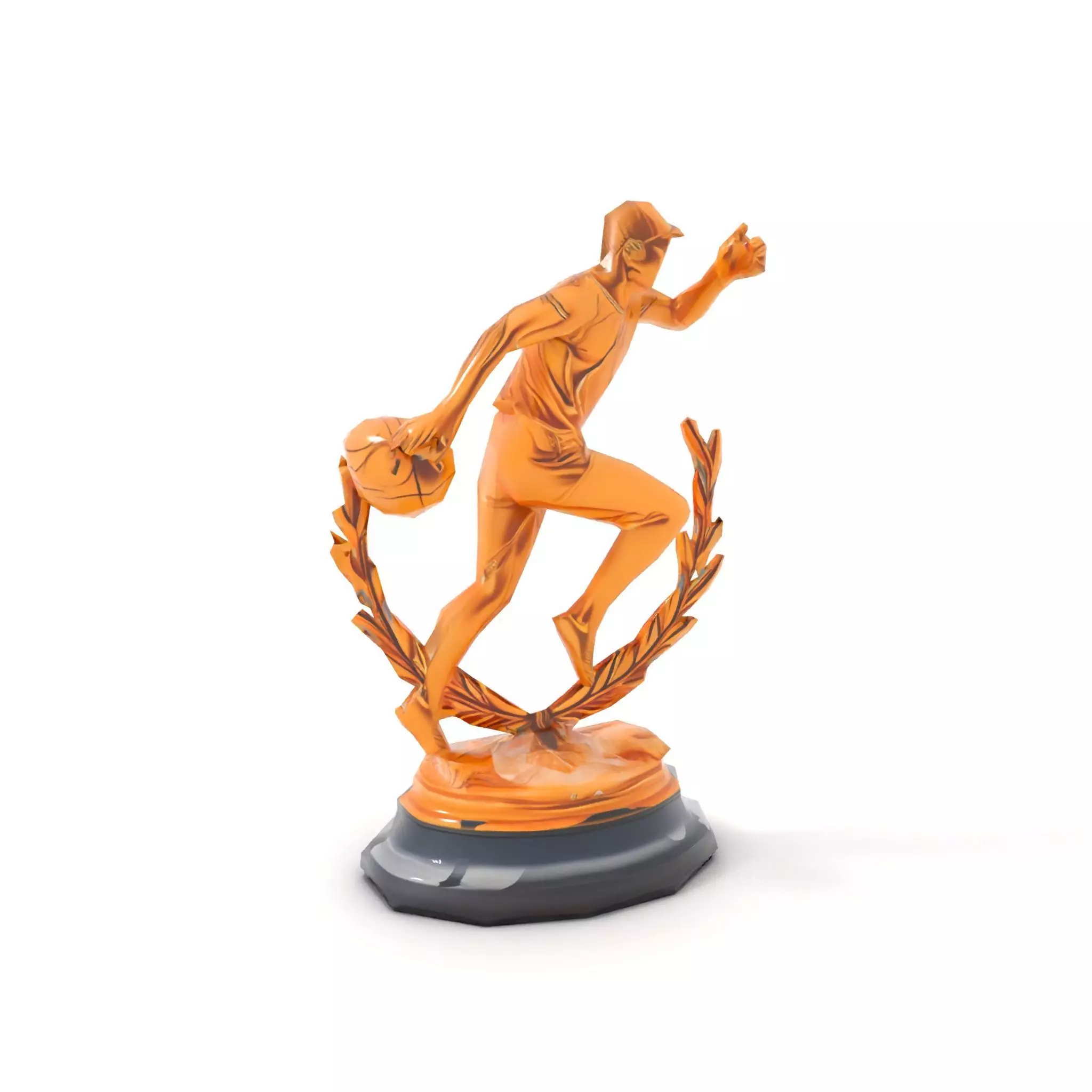 Sports Trophy Athlete Sculpture Model Pack Low-poly 3D model_14