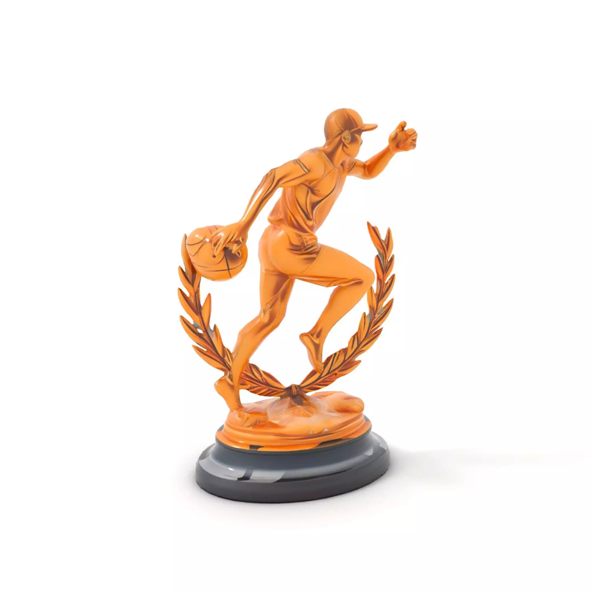 Sports Trophy Athlete Sculpture Model Pack Low-poly 3D model_13