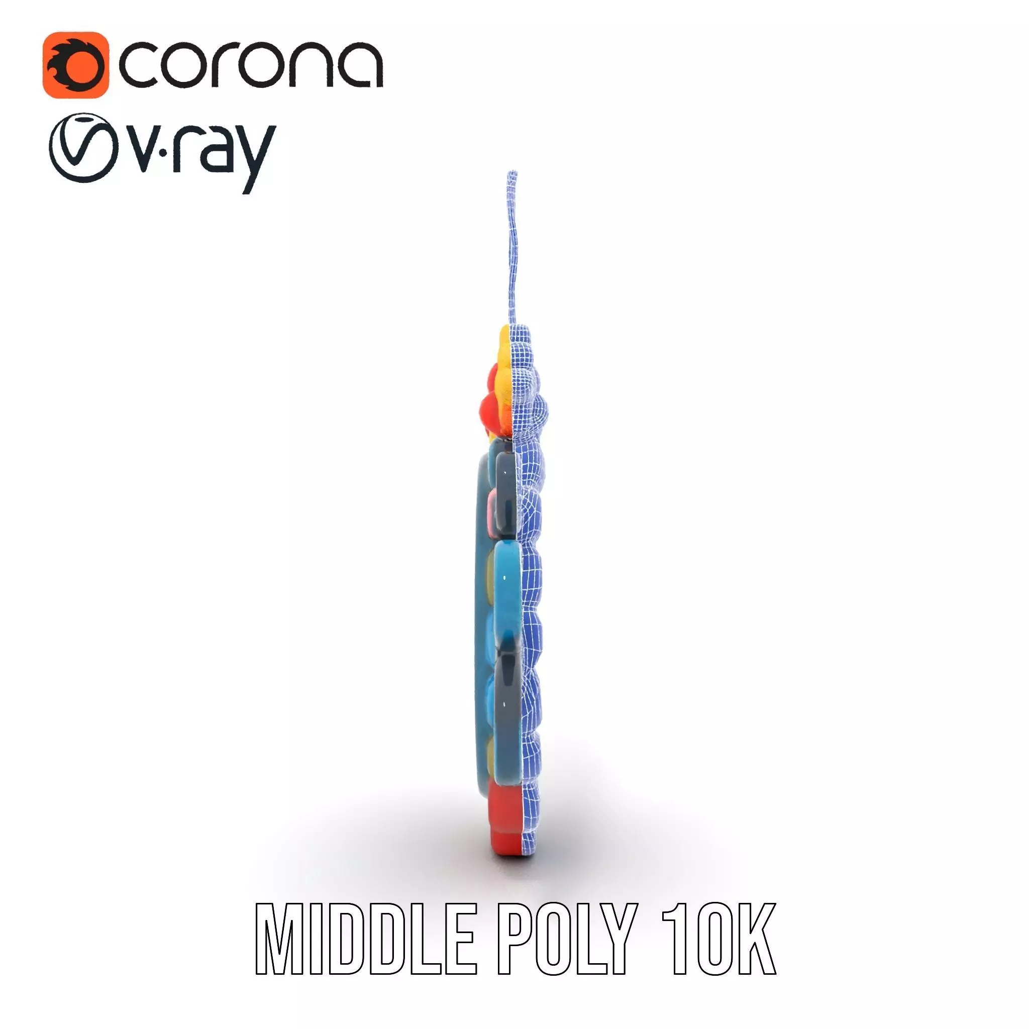 Smiling Sun Ornament Model Pack Low-poly 3D model_30