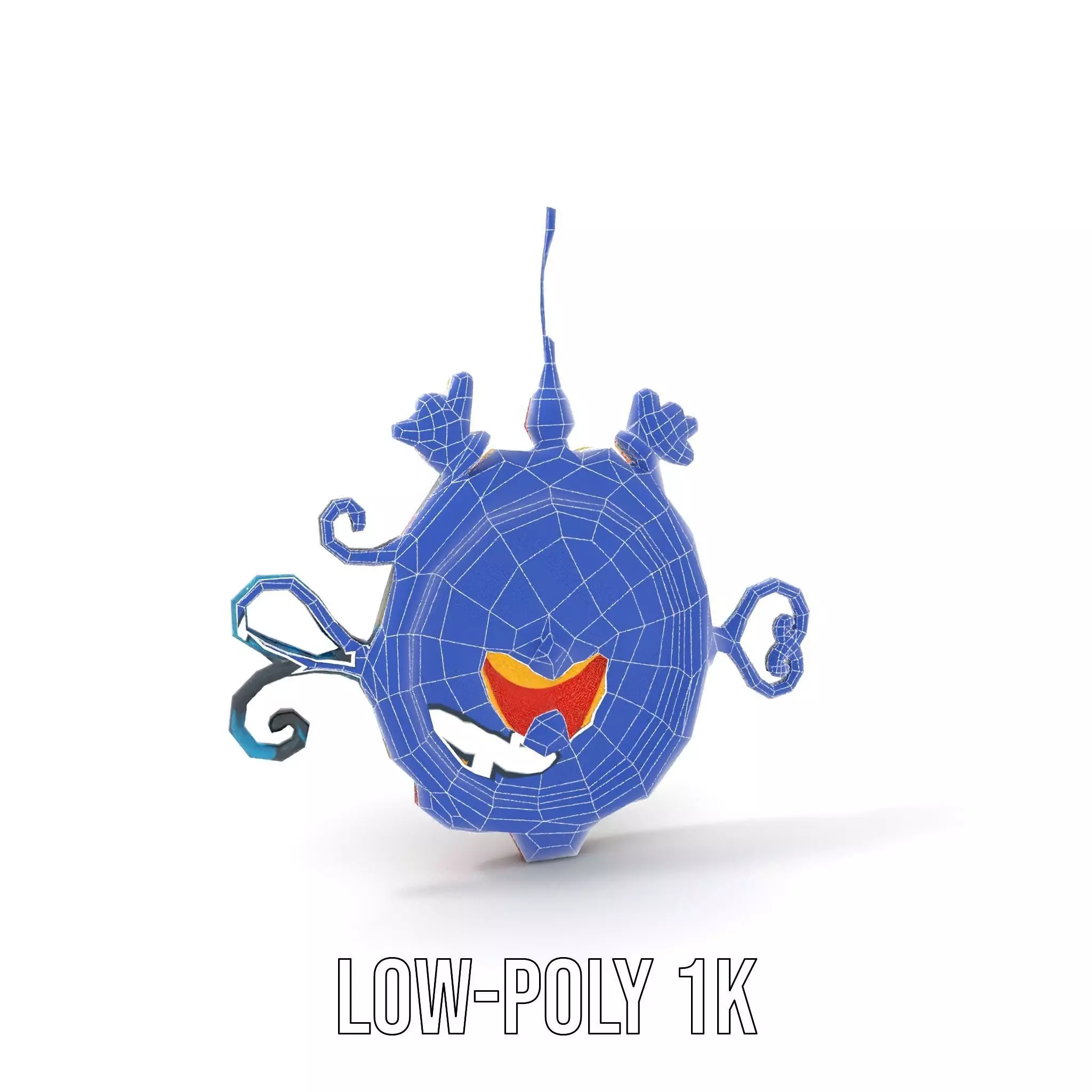 Smiling Sun Ornament Model Pack Low-poly 3D model_15