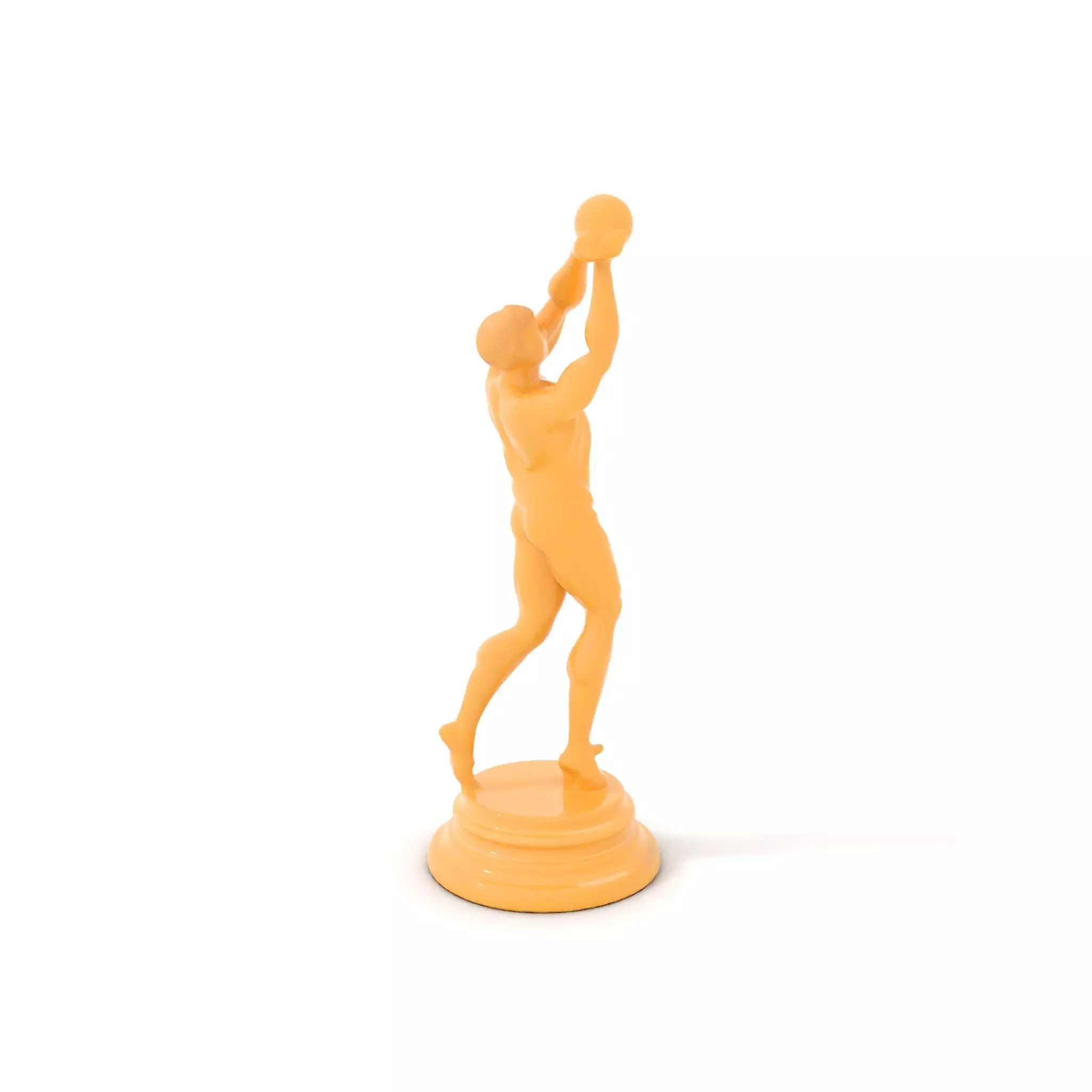 Basketball Player Trophy Model Pack Low-poly 3D model_0