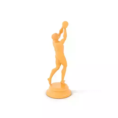 Basketball Player Trophy Model Pack Low-poly 3D model