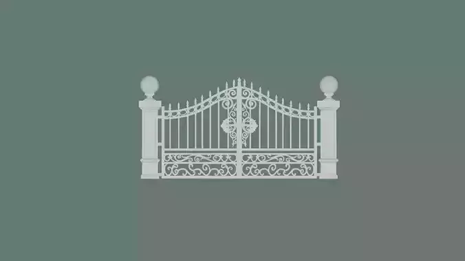 Warehouse Classic Gate 3D print model