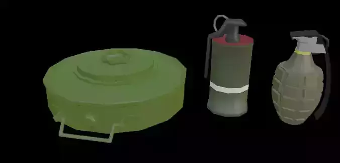 Low Poly Explosives 