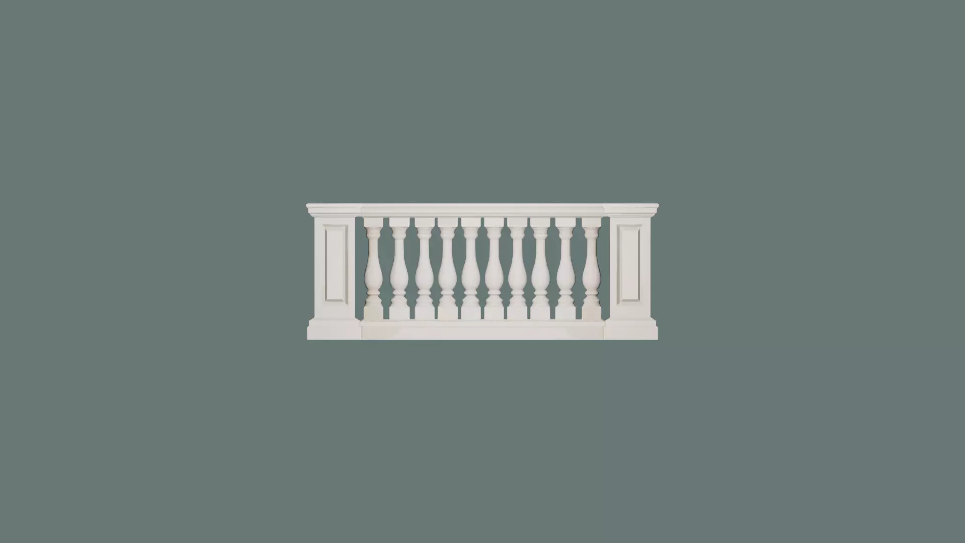 Balustrade 3D Model Free Download Free 3D print model