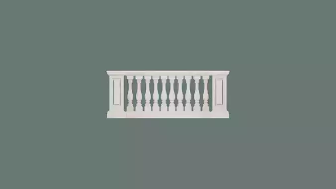 Balustrade 3D Model Free Download
