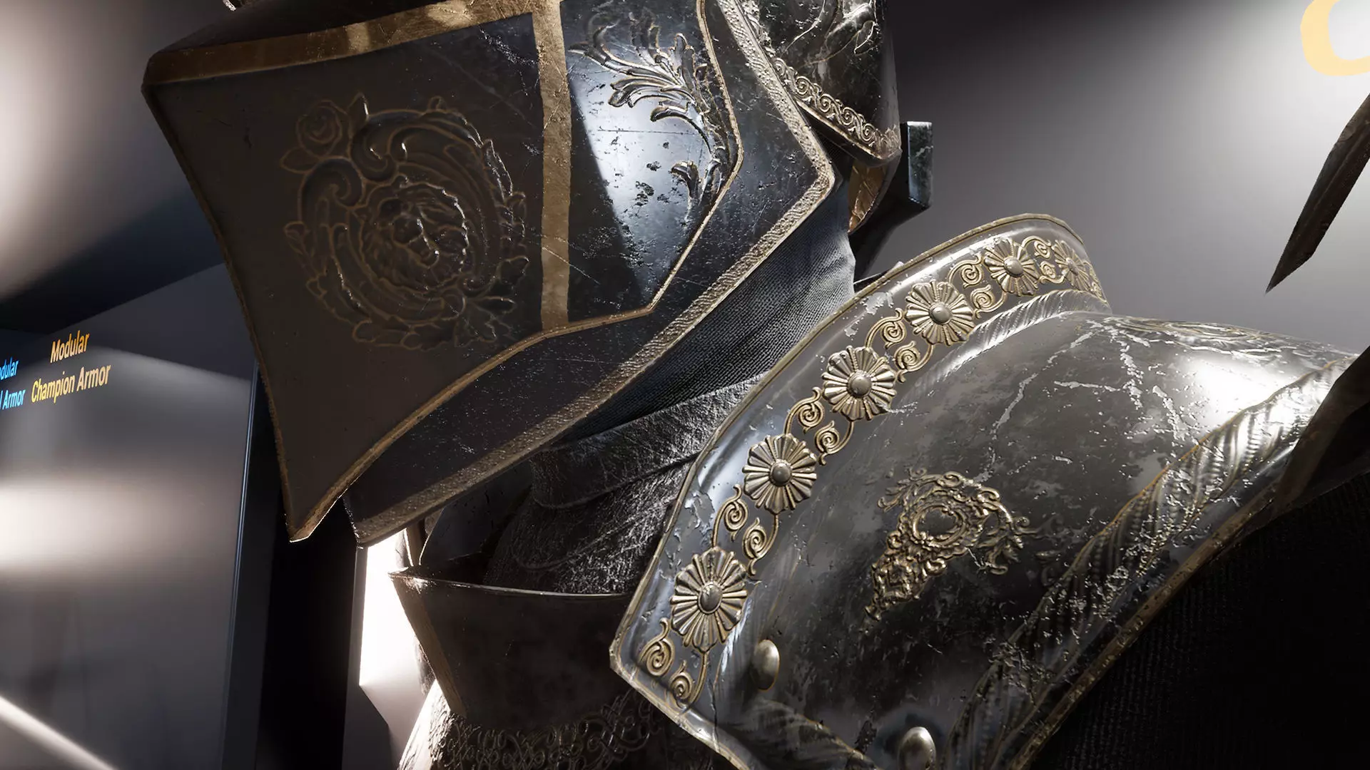 Medium Armored Warrior Knight V1 - Unreal Engine Project Low-poly 3D model_16